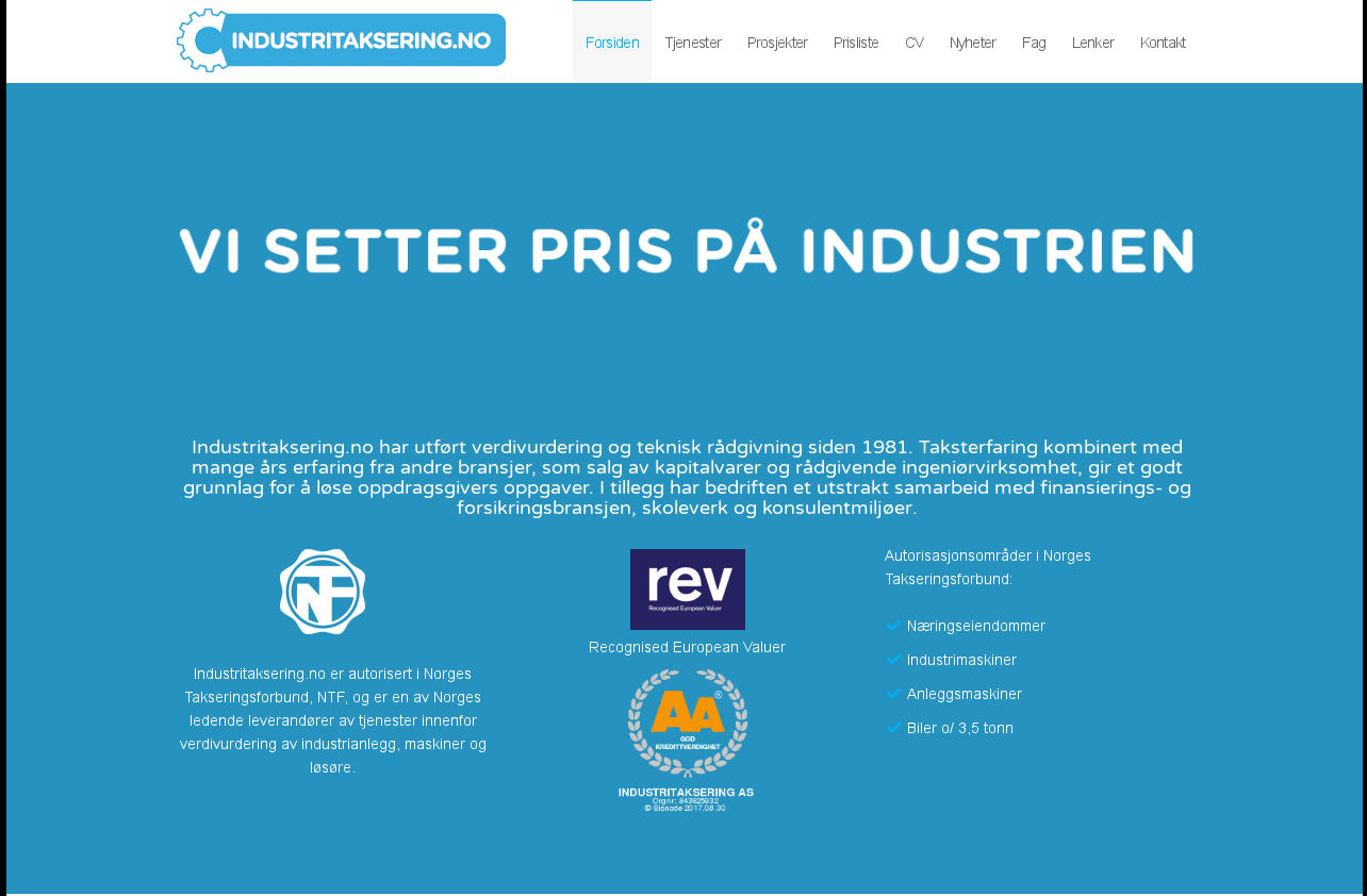 industritaksering.no presentation
