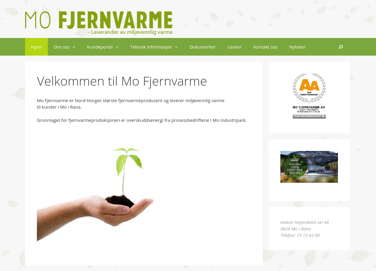 mofjernvarme.no presentation