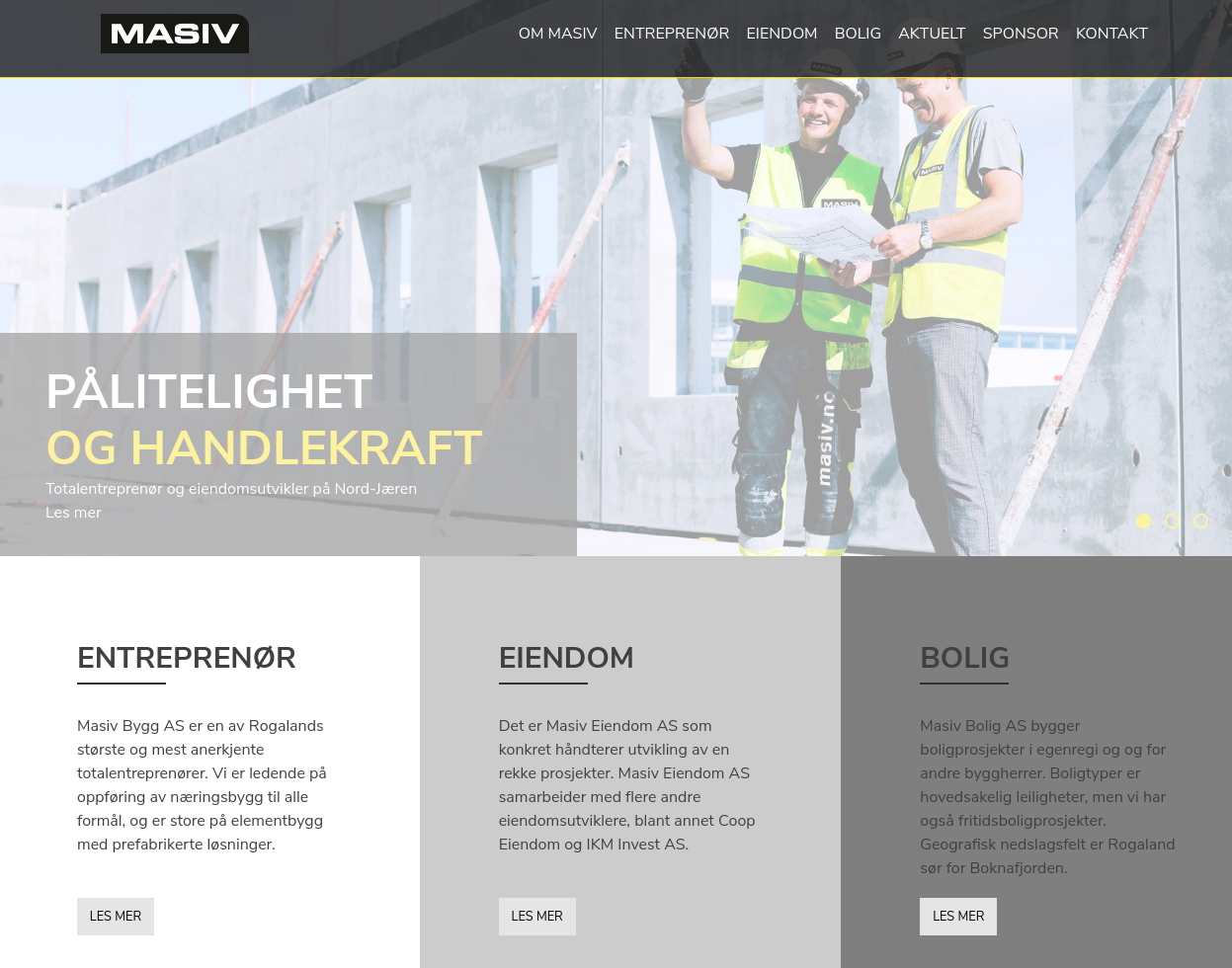 masiv.no presentation