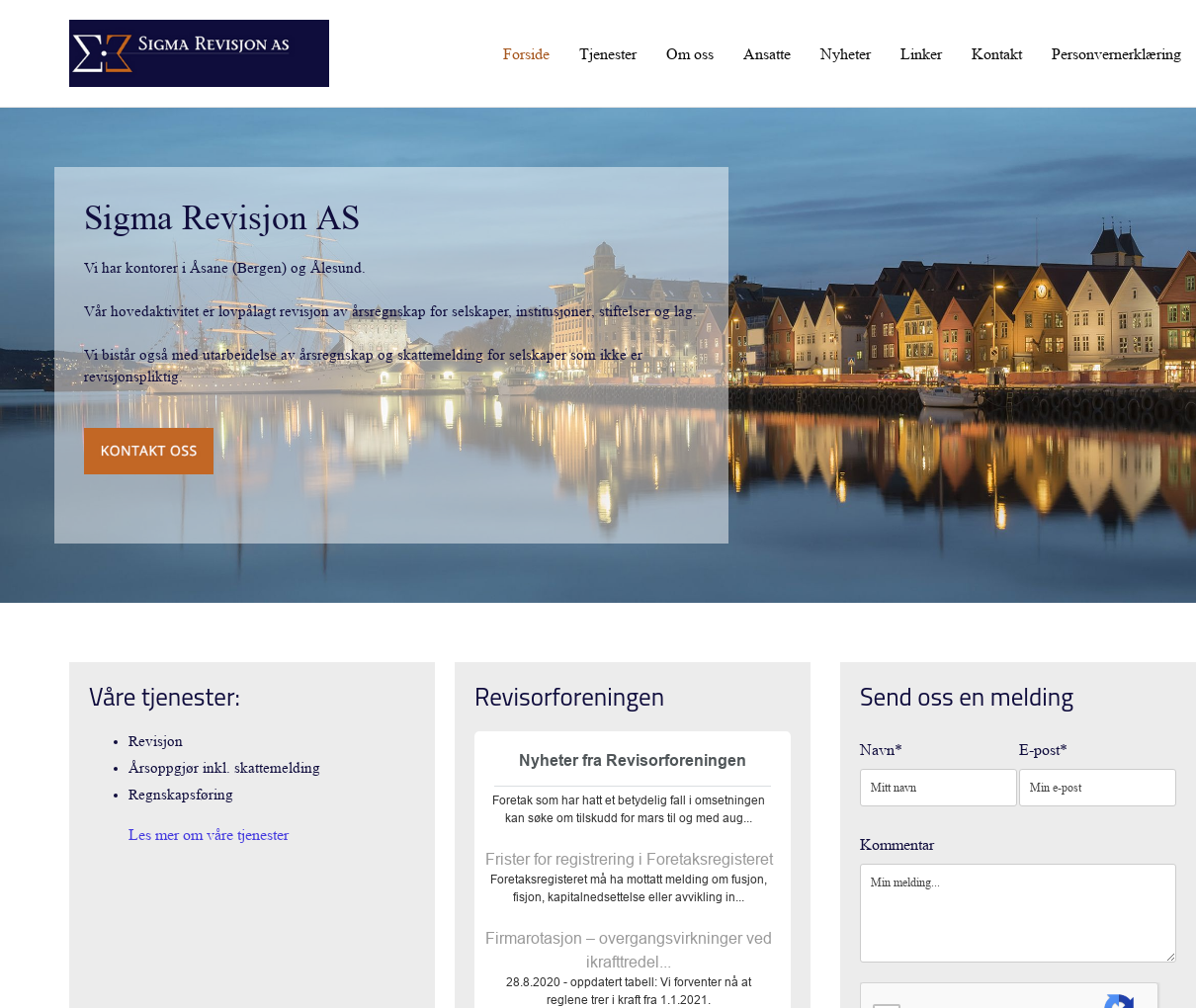 sigmarevisjon.no presentation