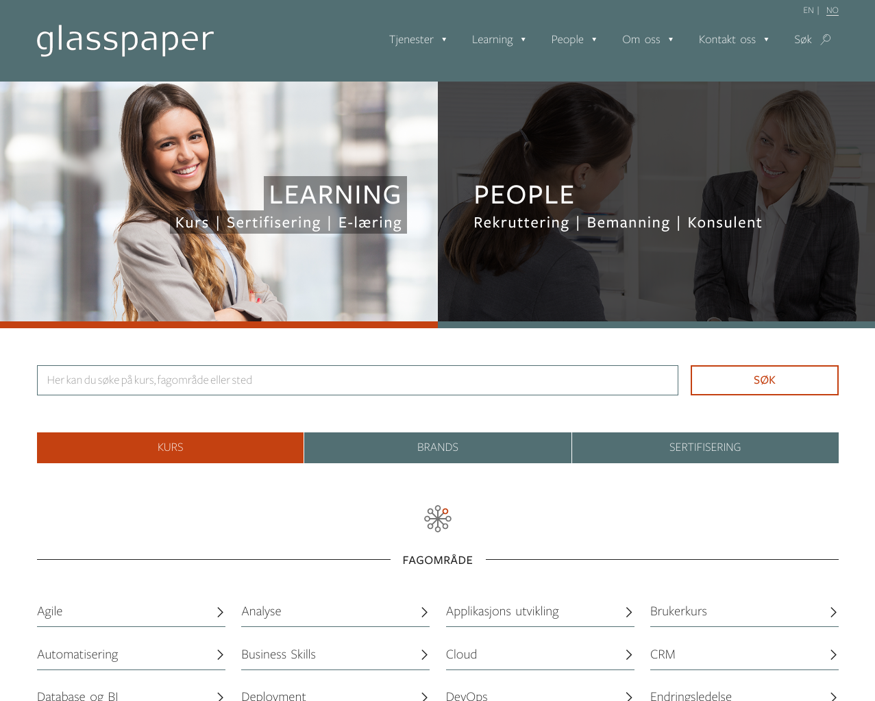 glasspaper.no presentation