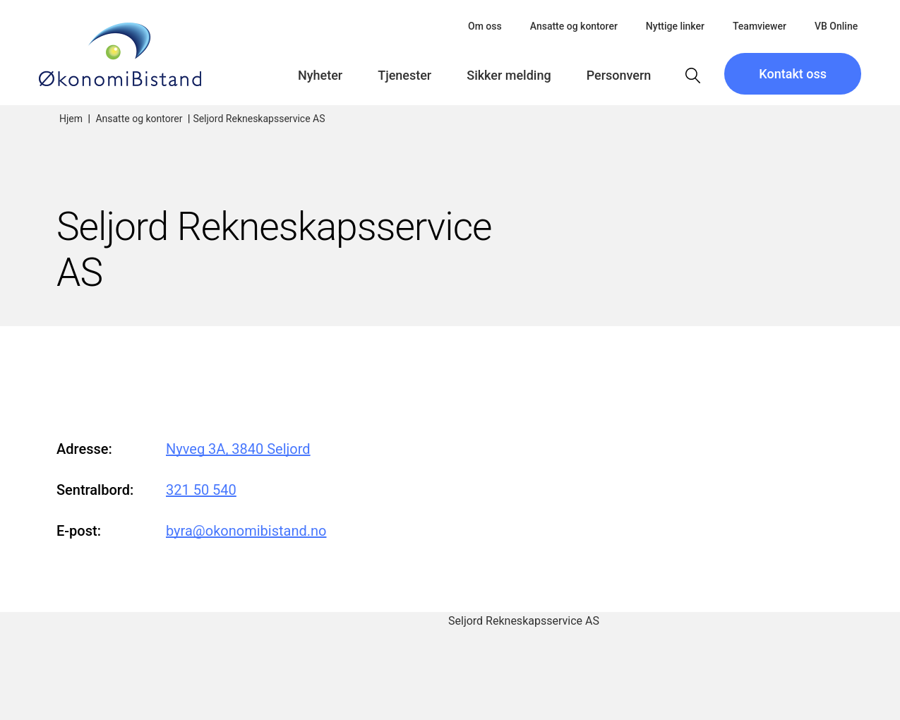 seljordregnskap.no presentation
