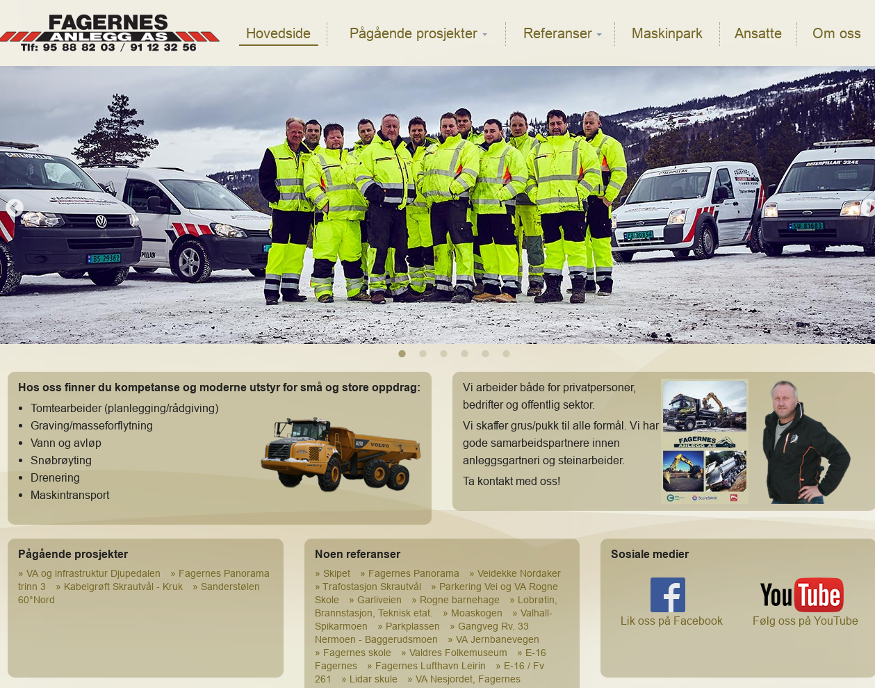 fagernes-anlegg.no presentation