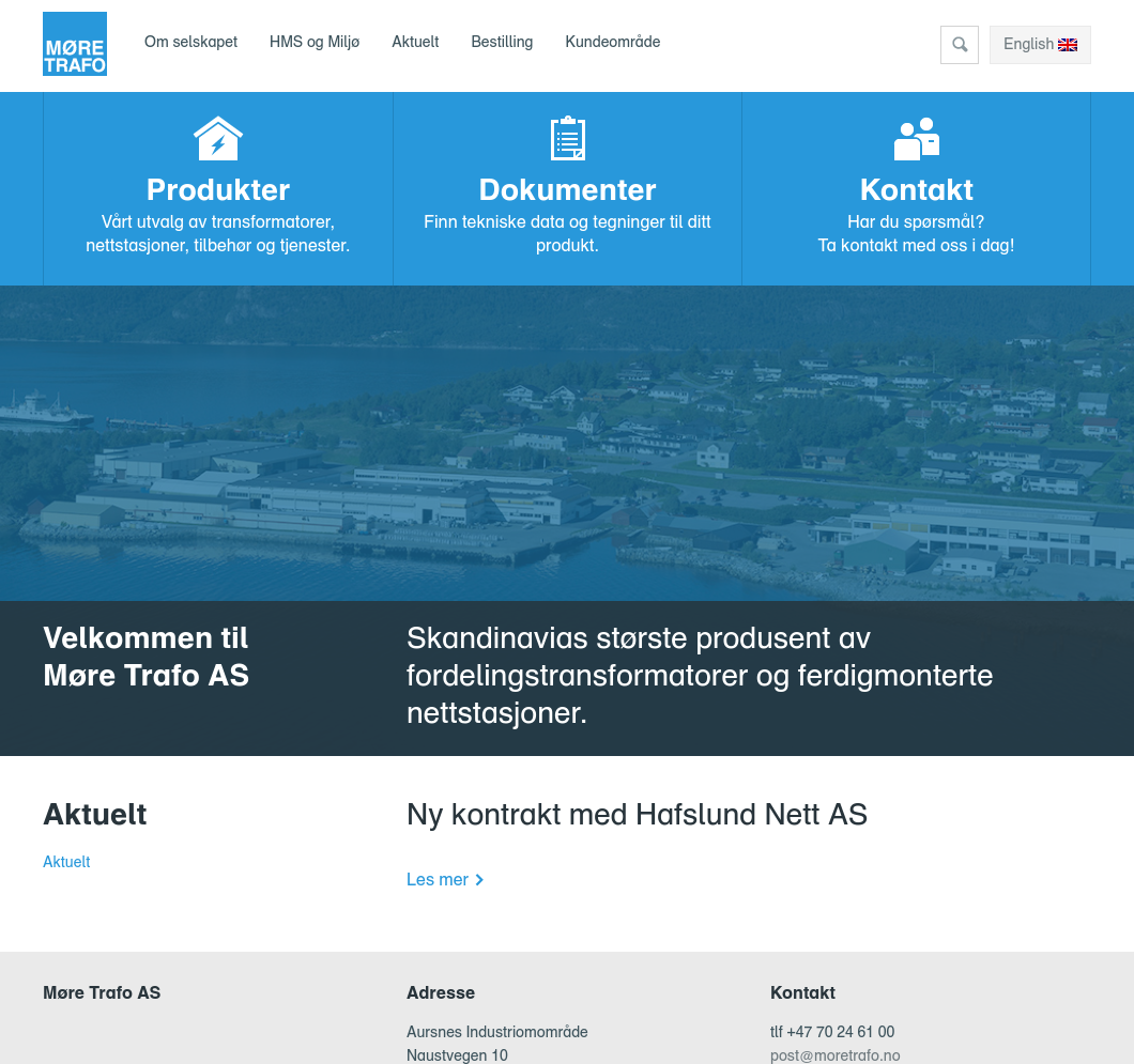 moretrafo.no presentation