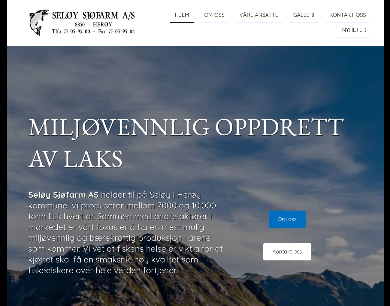 sjofarm.no presentation