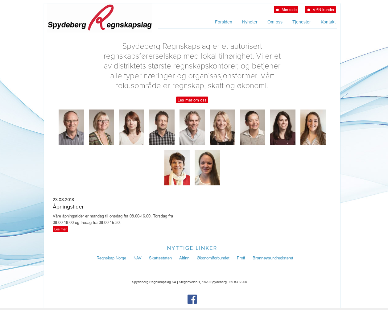 spydregn.no presentation
