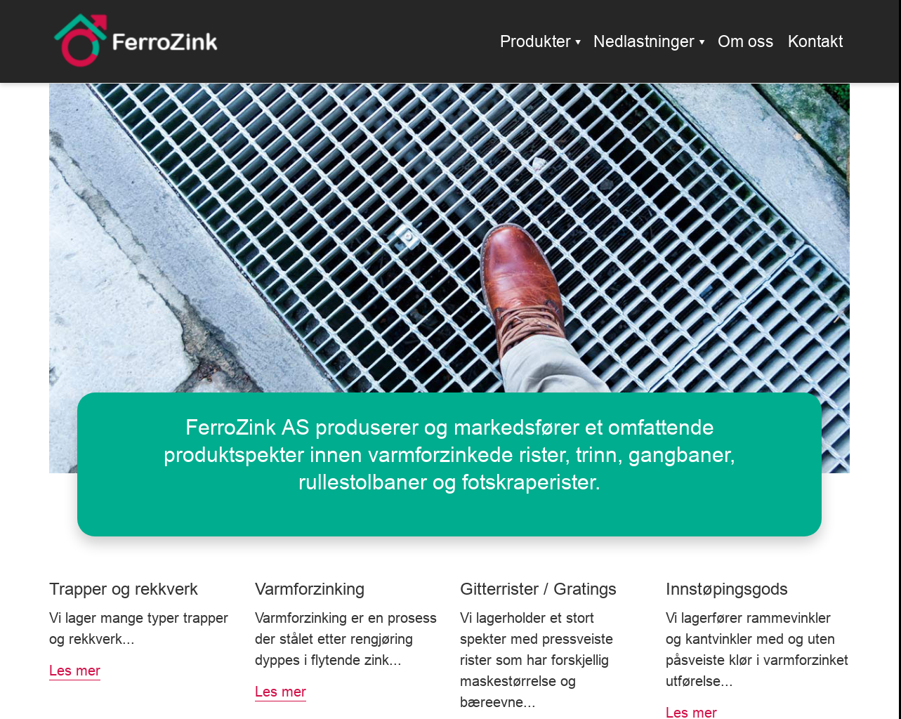 ferrozink.no presentation