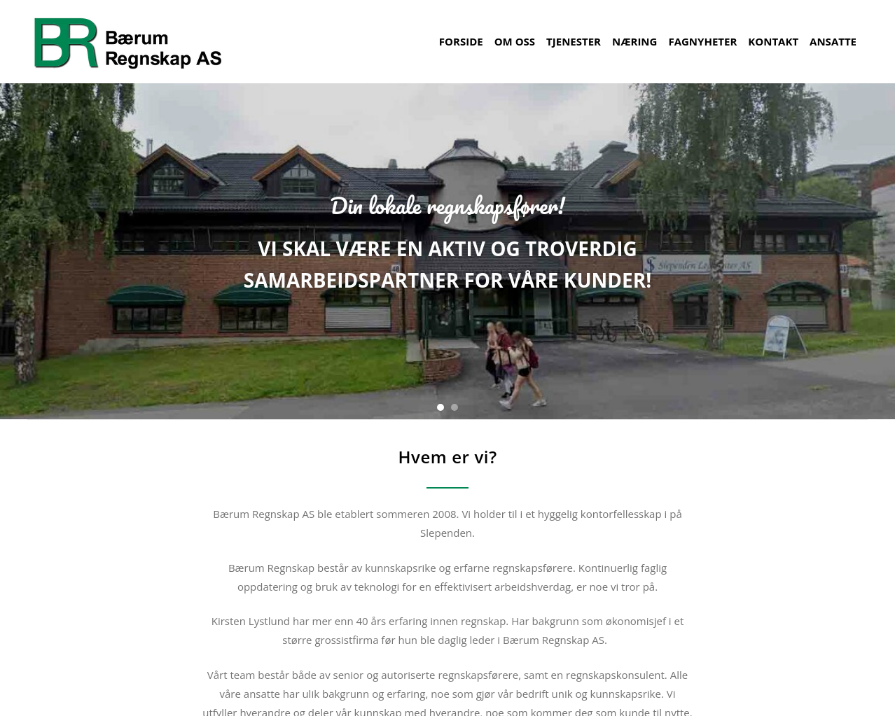 baerumregnskap.no presentation