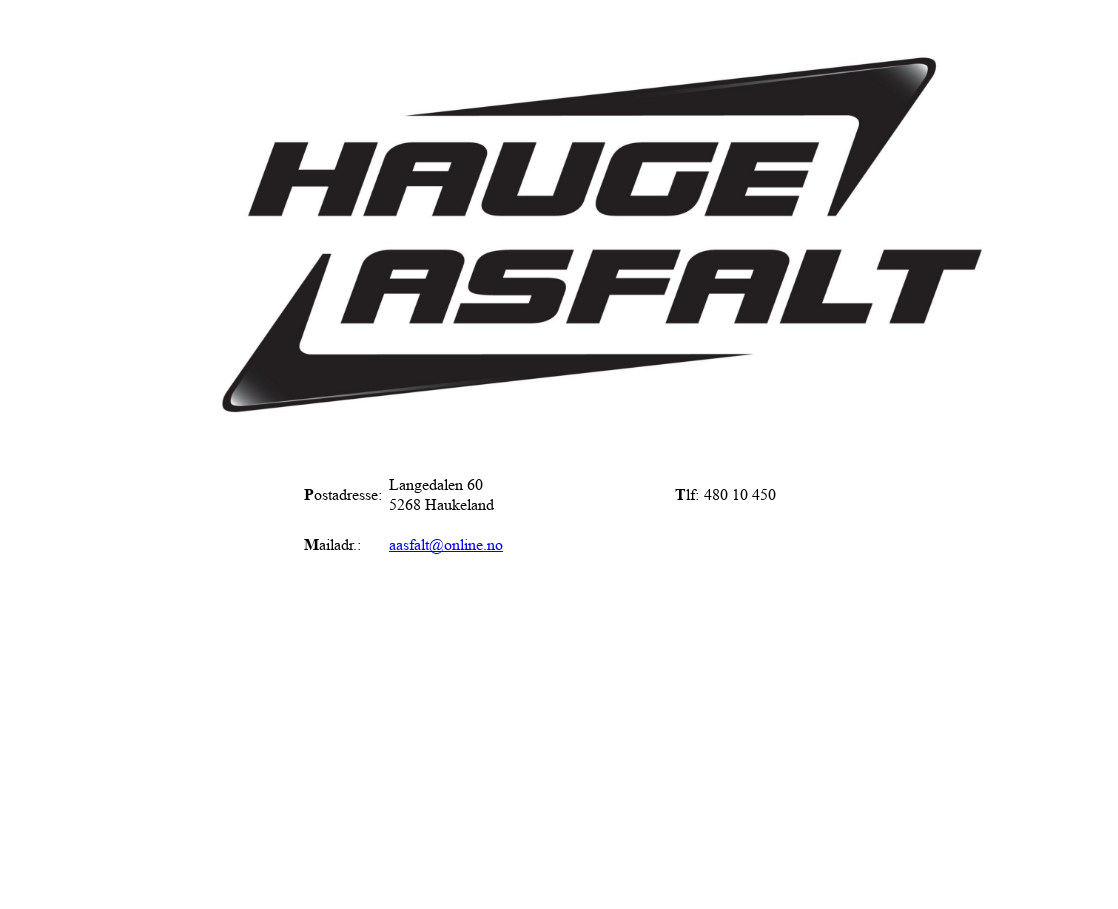 hauge-asfalt.no presentation